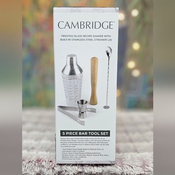Cambridge 5 pc. Bar Set - Picture 4 of 5
